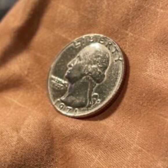 1971 Washington Rf Quarter No Mint Mark (Circulated, Ungraded) Brilliant - Picture 2 of 6